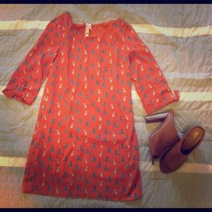 Orange Cat Dress